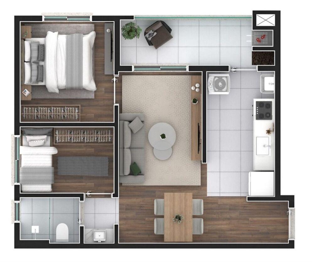 Cobertura, 2 quartos, 107 m² - Foto 25