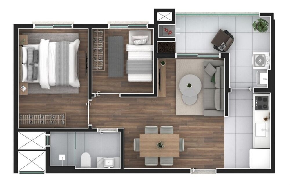 Cobertura, 2 quartos, 107 m² - Foto 24