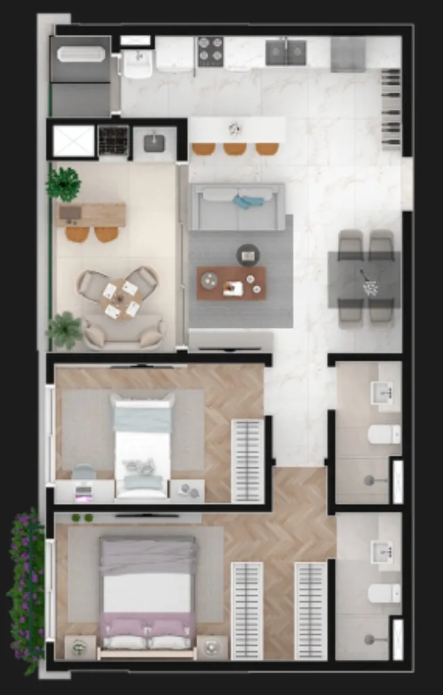 Cobertura, 3 quartos, 118 m² - Foto 11