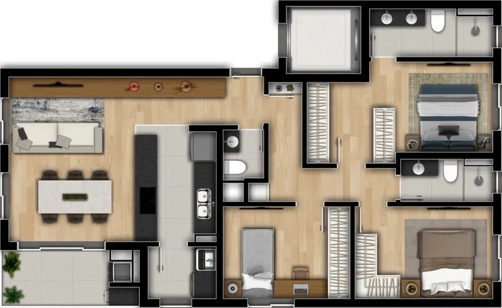 Apartamento, 3 quartos, 86 m² - Foto 12