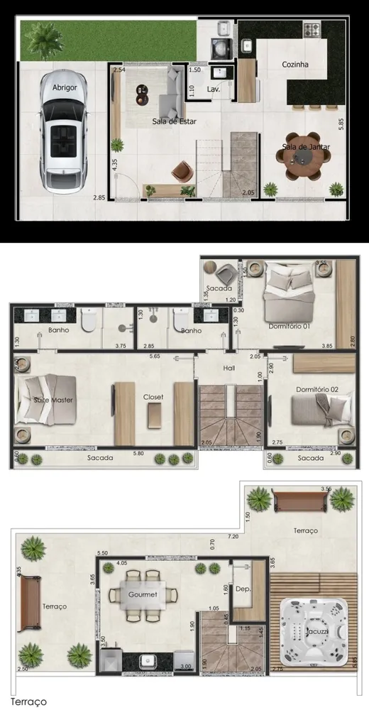 Casa, 3 quartos - Foto 12