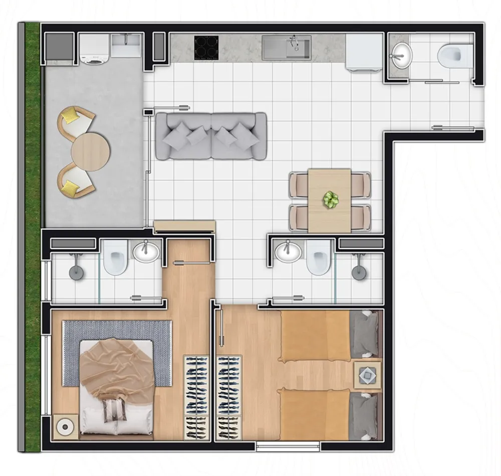 Apartamento, 2 quartos, 104 m² - Foto 10