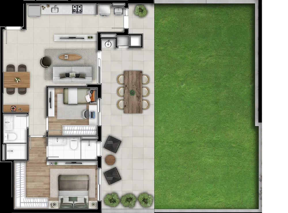 Apartamento, 2 quartos, 135 m² - Foto 34