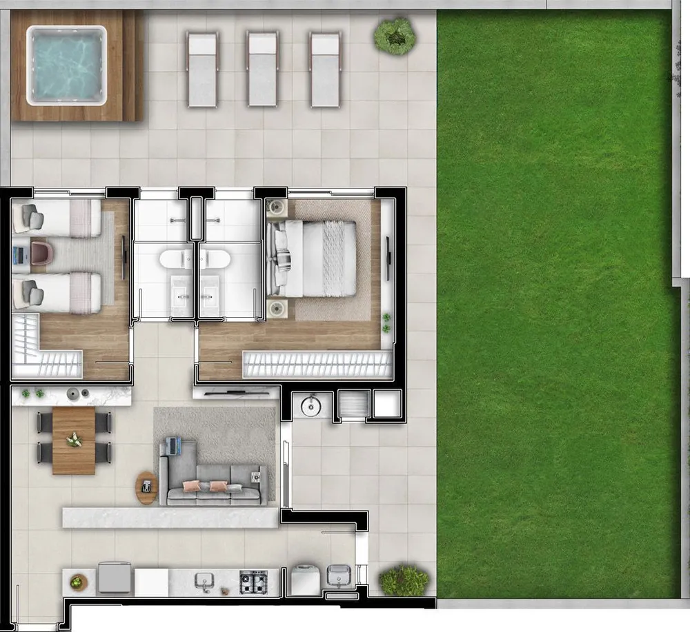 Apartamento, 2 quartos, 135 m² - Foto 36