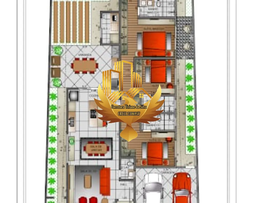 Casa, 3 quartos - Foto 2
