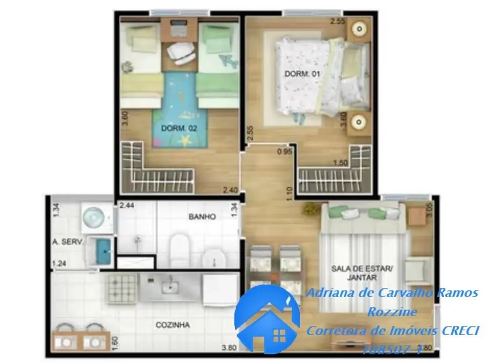Apartamento, 1 quarto, 42 m² - Foto 10