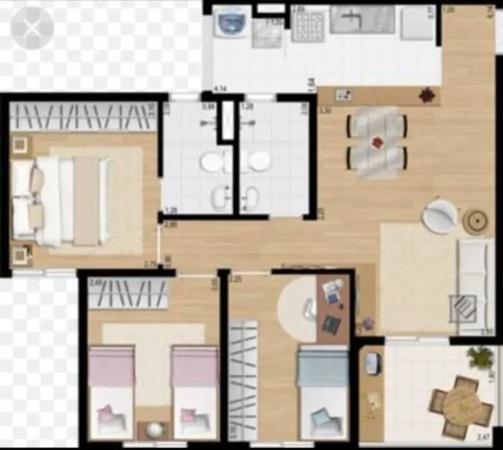 Apartamento, 3 quartos, 62 m² - Foto 13