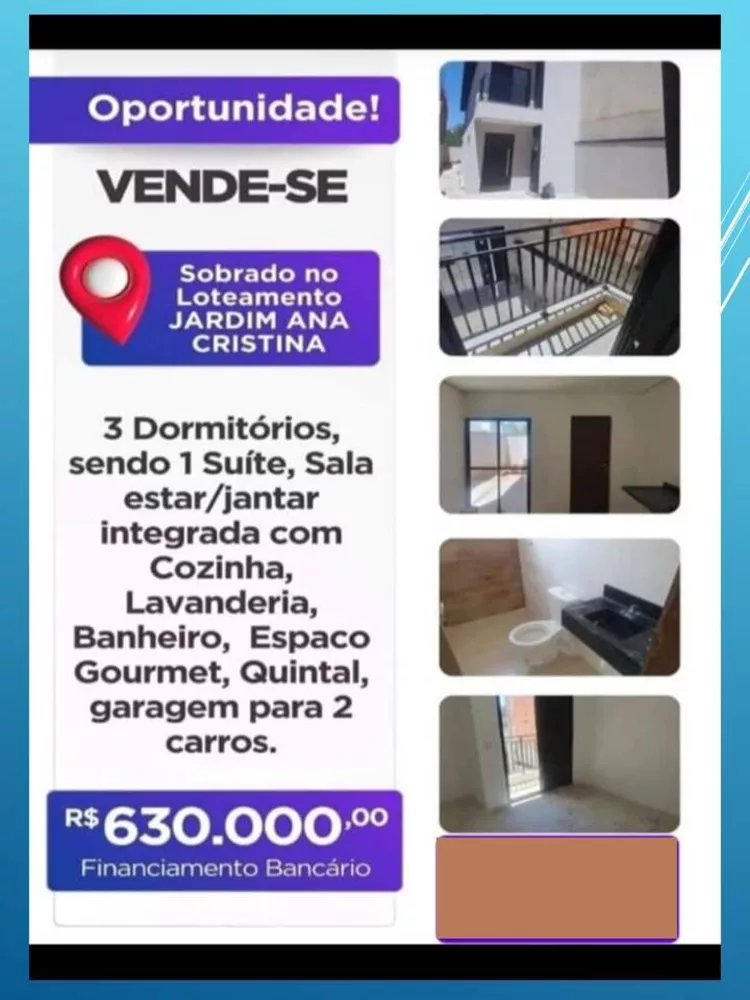 Casa à venda com 3 quartos, 125m² - Foto 1