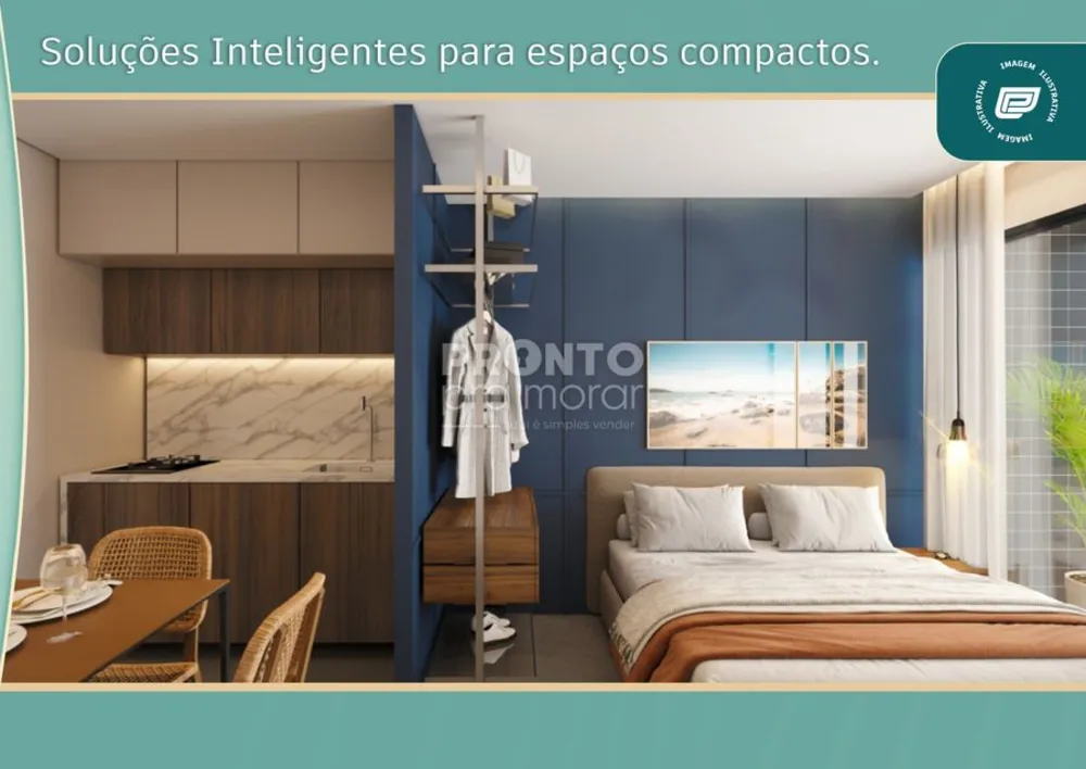 Apartamento, 1 quarto, 22 m² - Foto 1
