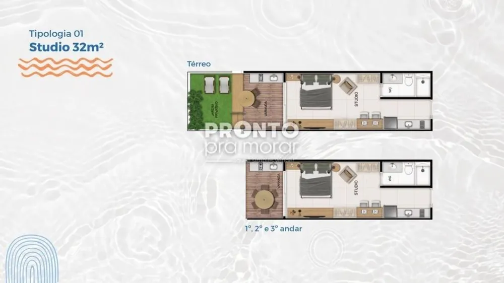 Apartamento, 1 quarto, 32 m² - Foto 1