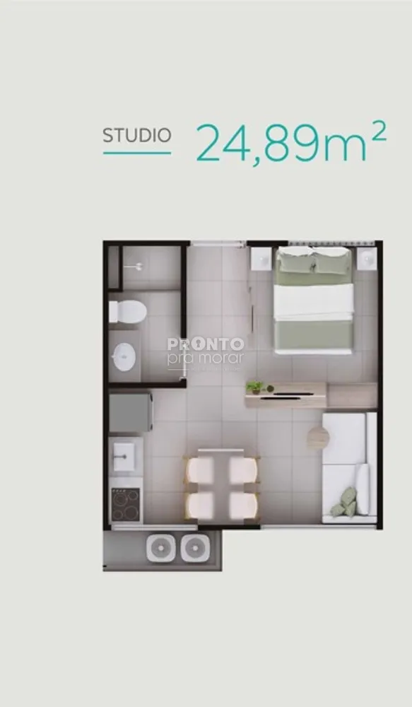 Flat/Apart Hotel, 1 quarto, 24 m² - Foto 1