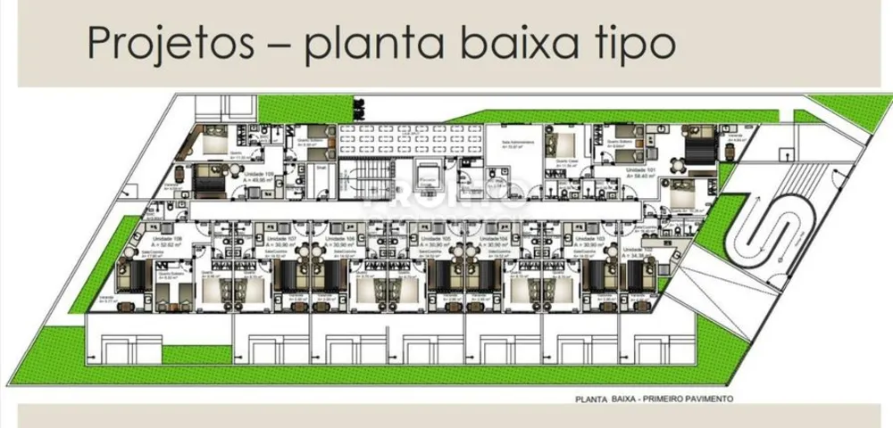 Apartamento, 1 quarto, 34 m² - Foto 1