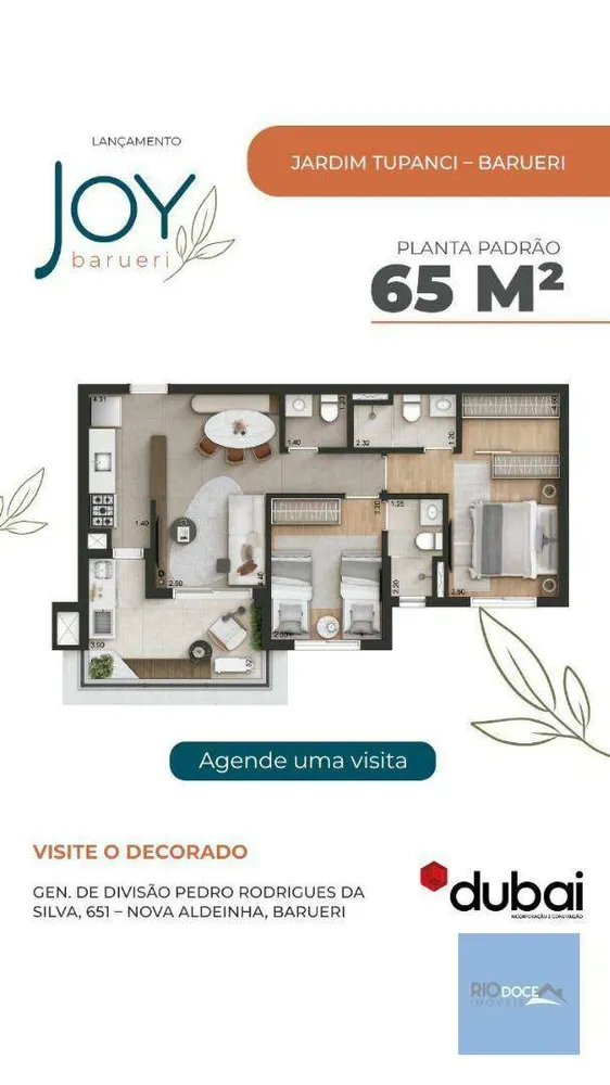 Apartamento, 3 quartos, 65 m² - Foto 2