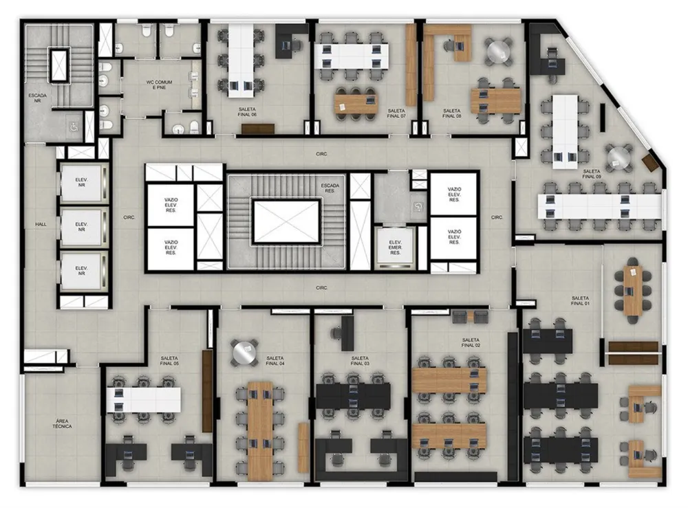 Sala-Conjunto, 57 m² - Foto 3