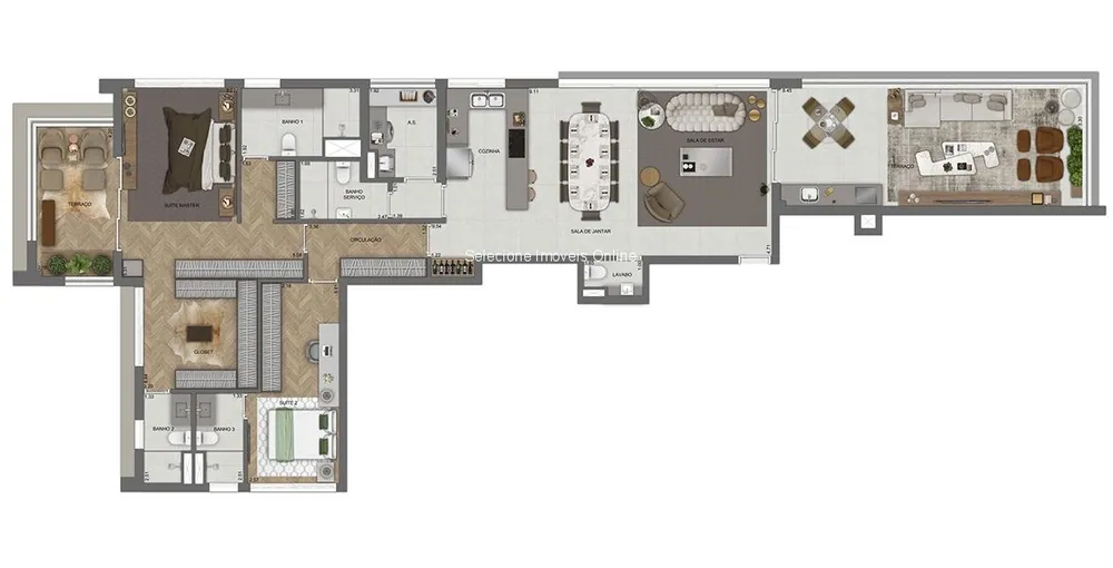 Apartamento, 2 quartos, 181 m² - Foto 1