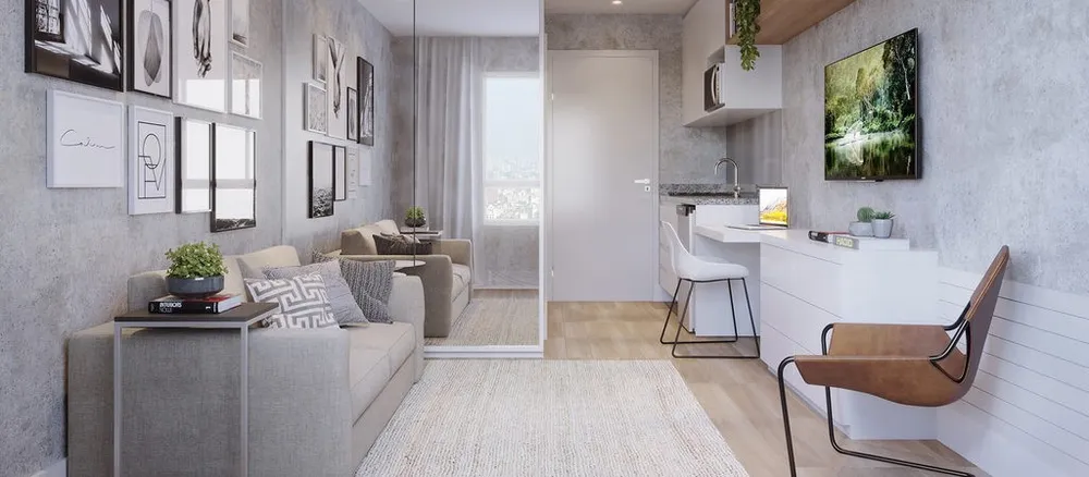 Apartamento, 1 quarto, 27 m² - Foto 2