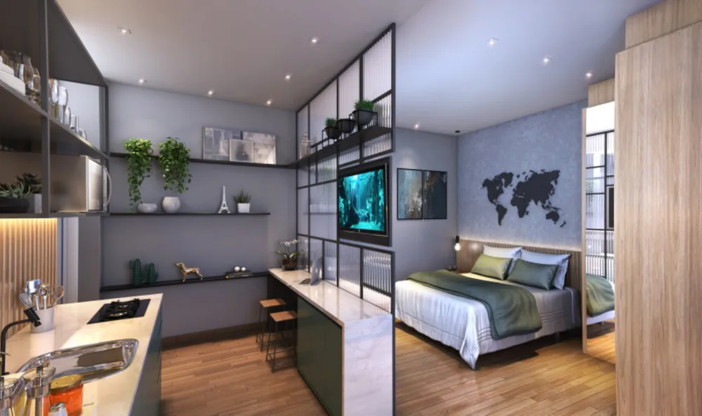 Apartamento, 1 quarto, 36 m² - Foto 4