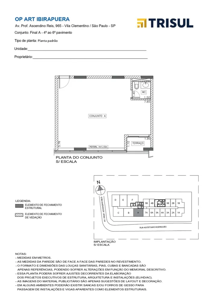 Sala-Conjunto, 48 m² - Foto 3