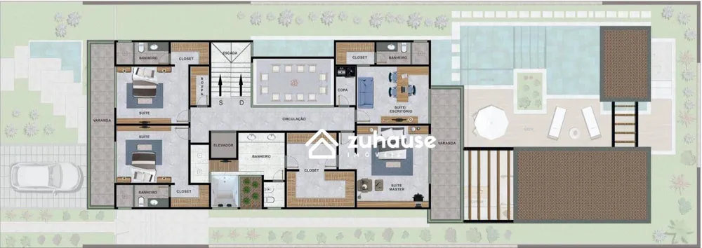 Casa de Condomínio, 5 quartos - Foto 7
