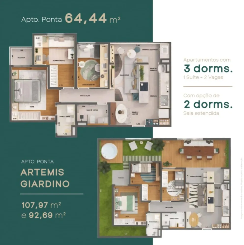 Apartamento, 3 quartos, 64 m² - Foto 19