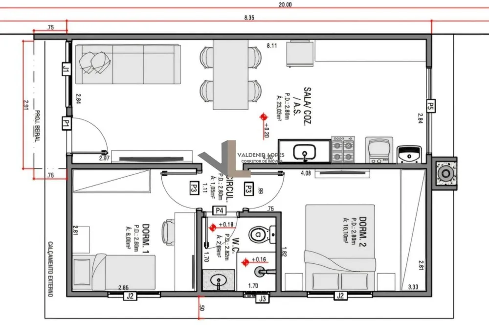 Casa, 2 quartos, 50 m² - Foto 24