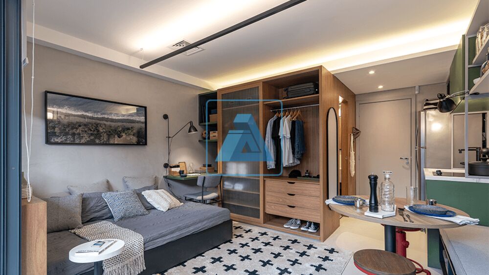 Apartamento, 1 quarto, 19 m² - Foto 1