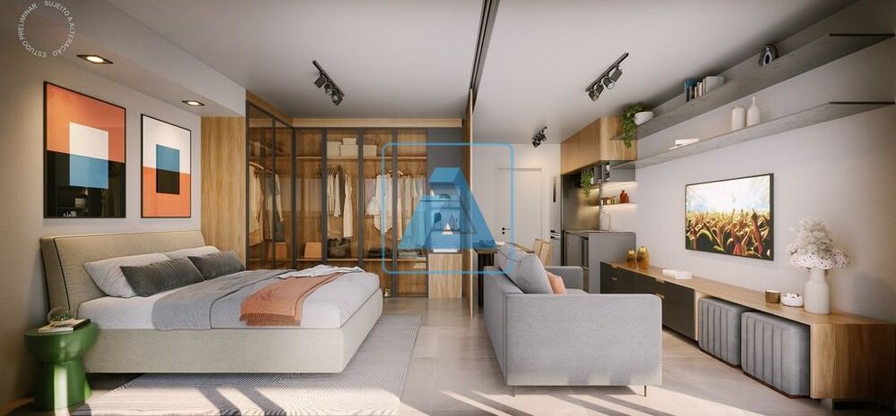 Apartamento, 1 quarto, 33 m² - Foto 2