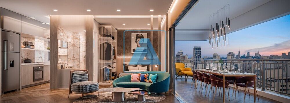 Apartamento à venda com 1 quarto, 58m² - Foto 5