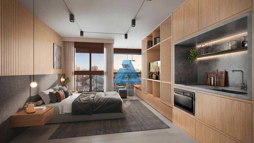 Apartamento Lançamentos com 1 quarto, 28m² - Foto 4