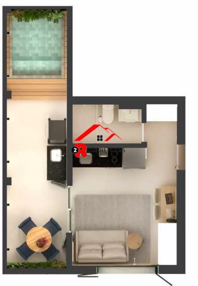 Apartamento, 1 quarto, 39 m² - Foto 5