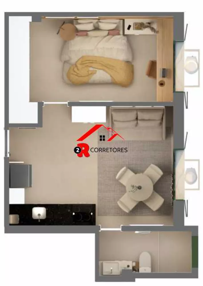 Apartamento, 1 quarto, 38 m² - Foto 20