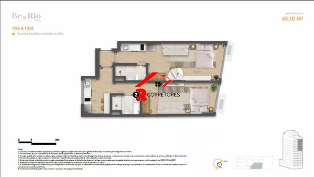 Apartamento, 2 quartos, 66 m² - Foto 9