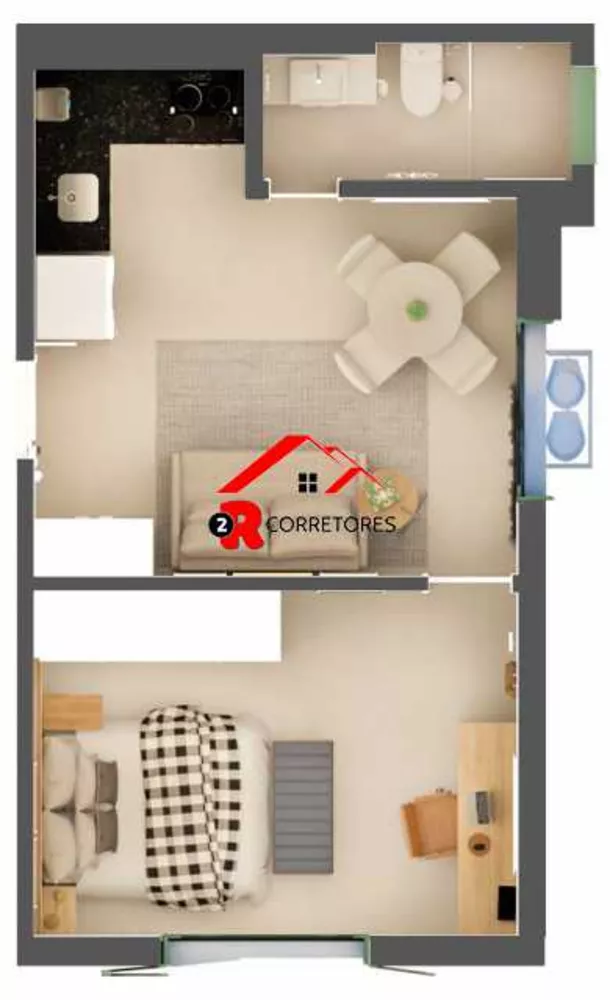 Apartamento, 1 quarto, 36 m² - Foto 21