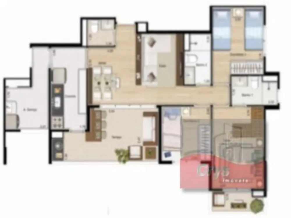 Apartamento, 3 quartos, 89 m² - Foto 8