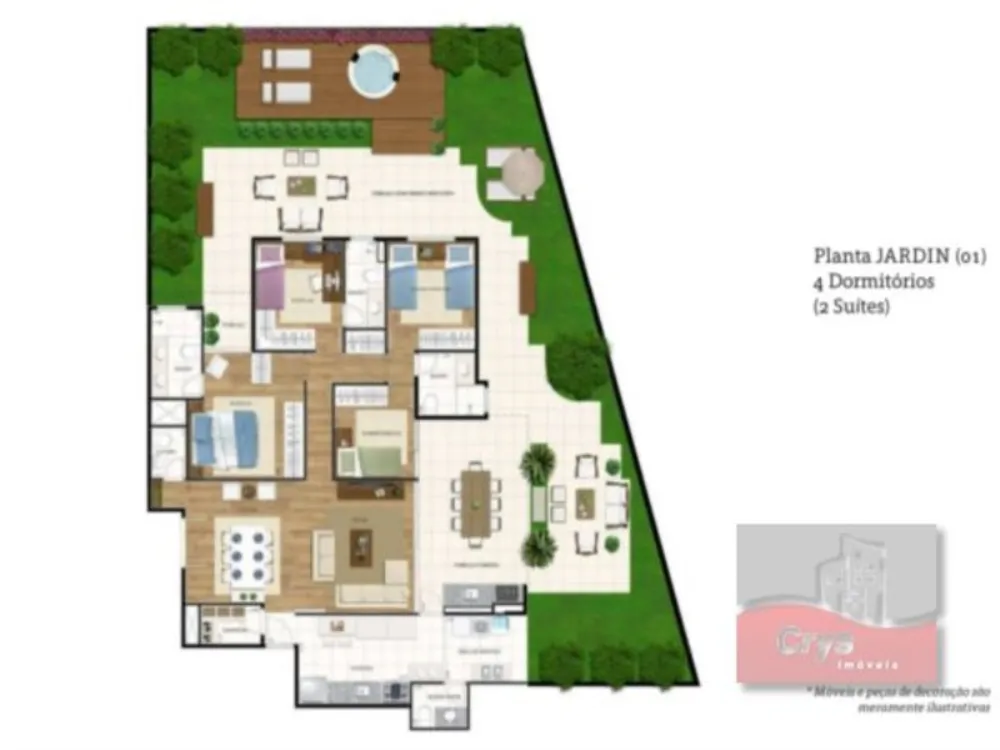 Apartamento, 4 quartos, 150 m² - Foto 2