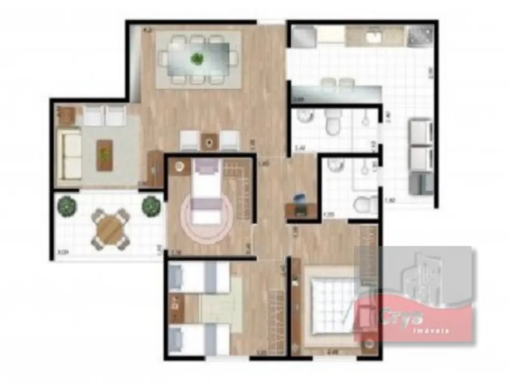 Apartamento, 3 quartos, 75 m² - Foto 6