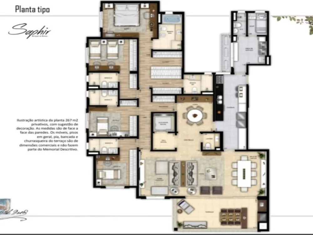 Apartamento, 4 quartos, 267 m² - Foto 11