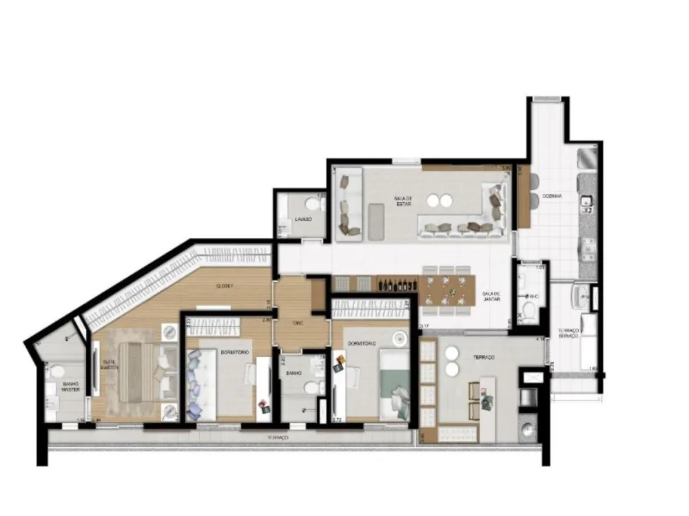 Apartamento, 3 quartos, 128 m² - Foto 6