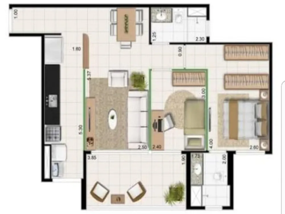 Apartamento, 2 quartos, 67 m² - Foto 4