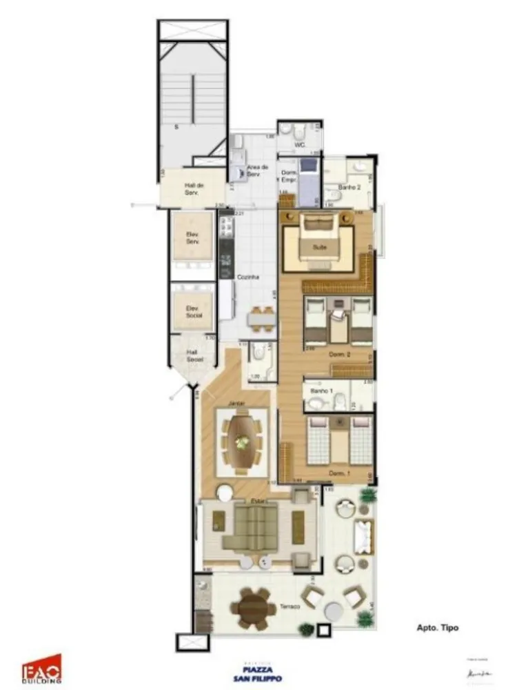Apartamento, 3 quartos, 133 m² - Foto 6