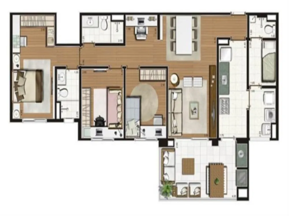 Apartamento, 3 quartos, 110 m² - Foto 3