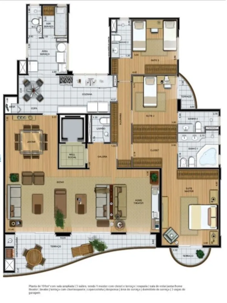 Apartamento, 4 quartos, 191 m² - Foto 6