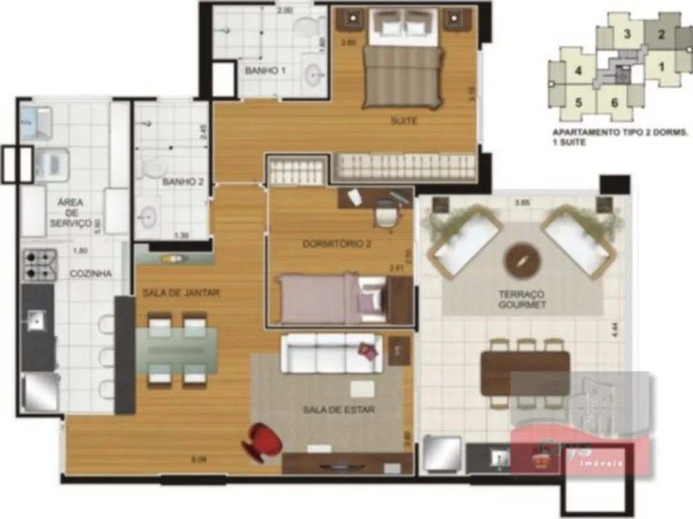 Apartamento, 2 quartos, 78 m² - Foto 10