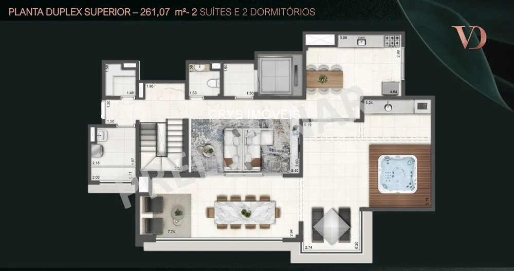 Apartamento, 3 quartos, 155 m² - Foto 8