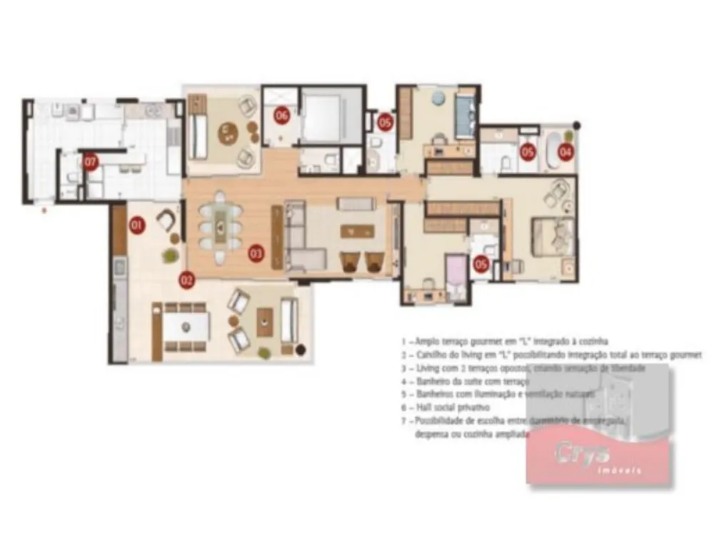Apartamento, 3 quartos, 198 m² - Foto 8