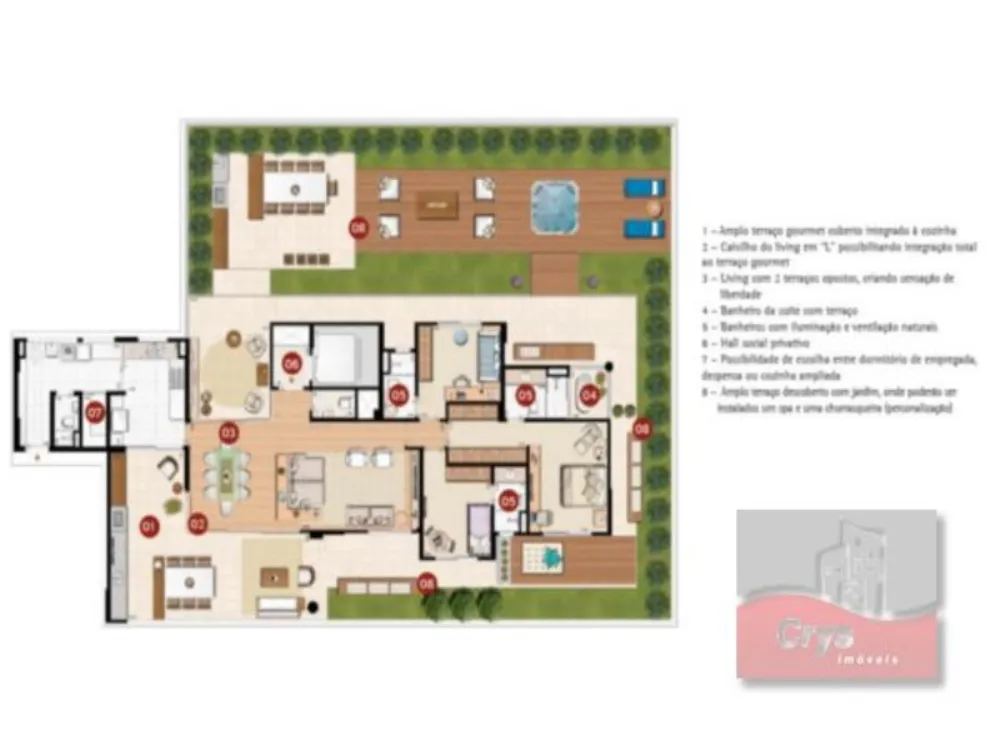 Apartamento, 3 quartos, 198 m² - Foto 7