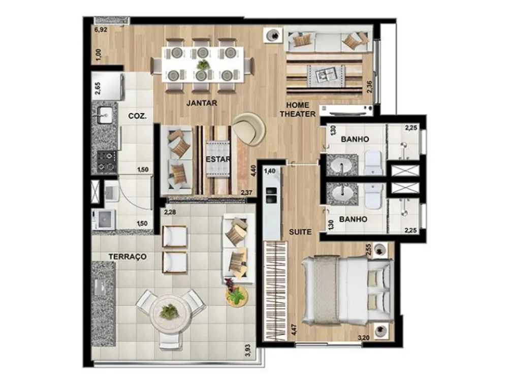 Apartamento, 2 quartos, 70 m² - Foto 6