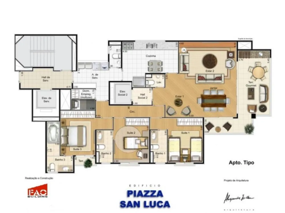 Cobertura, 3 quartos, 275 m² - Foto 11