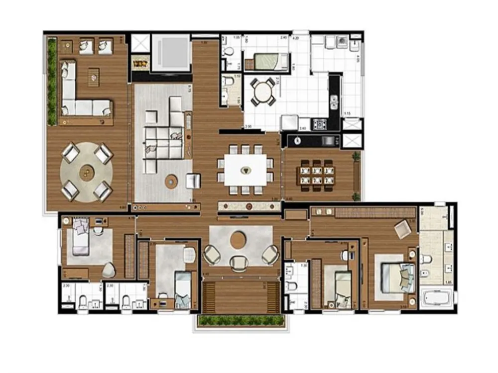 Apartamento, 4 quartos, 275 m² - Foto 4