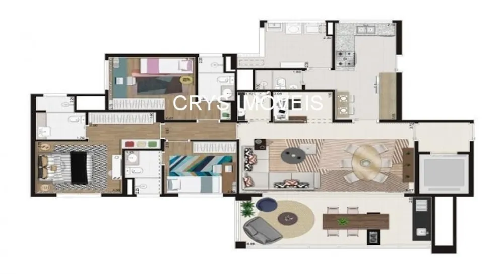 Apartamento, 3 quartos, 123 m² - Foto 8